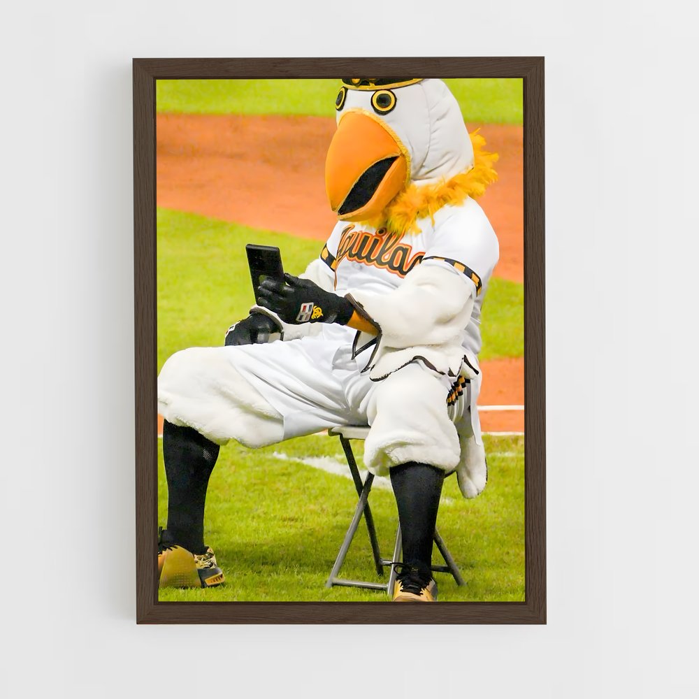 Poster Mascotte des Aigles – affiche Baseball (vue 5)